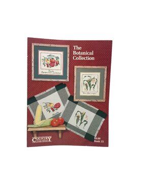 Vintage Cross Stitch Patterns, Botanical Collection Book 22, 1984 Joyce C Bailey